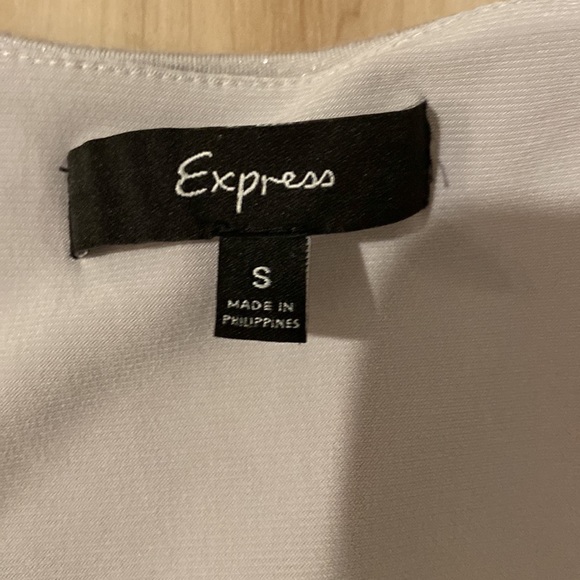 Express Silver Layered Ruffle Tunic - Picture 4 of 6